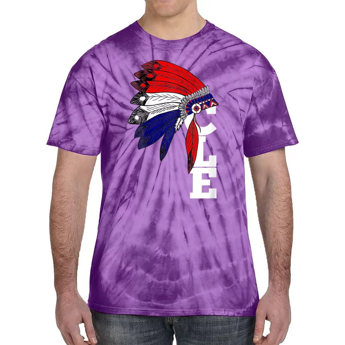 Cleveland Iroqios Indian Tribe Tie-Dye T-Shirt