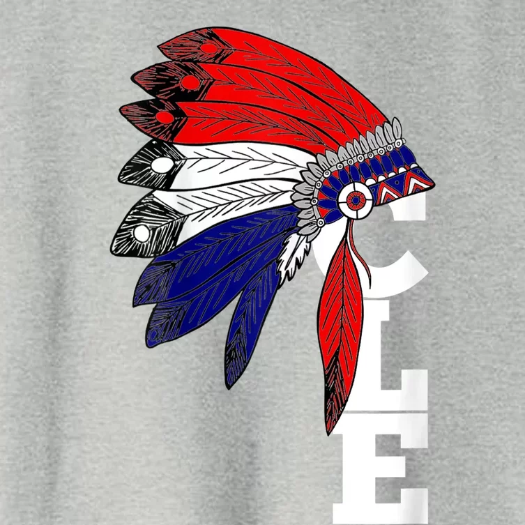 Cleveland Iroqios Indian Tribe Women's Crop Top Tee