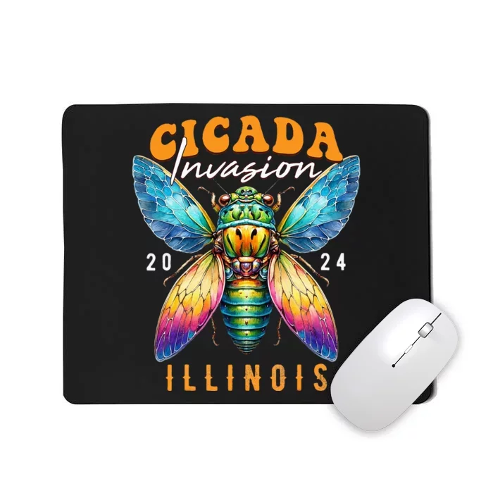 Cicada Invasion Illinois 2024 Insect Broods Xix And Xiii Mousepad