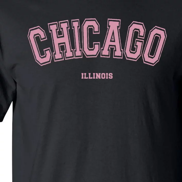 Chicago Illinois Il Varsity Style On Chicago Tall T-Shirt