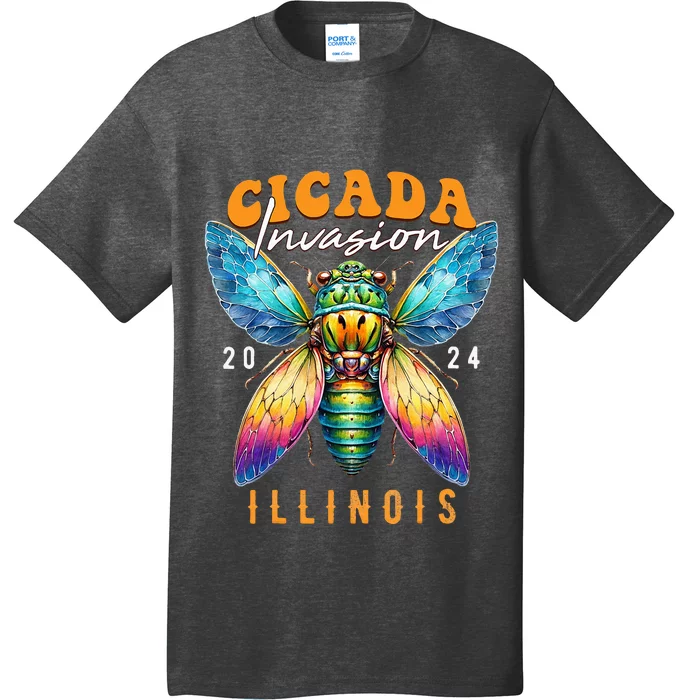 Cicada Invasion Illinois 2024 Insect Broods Xix And Xiii T-Shirt