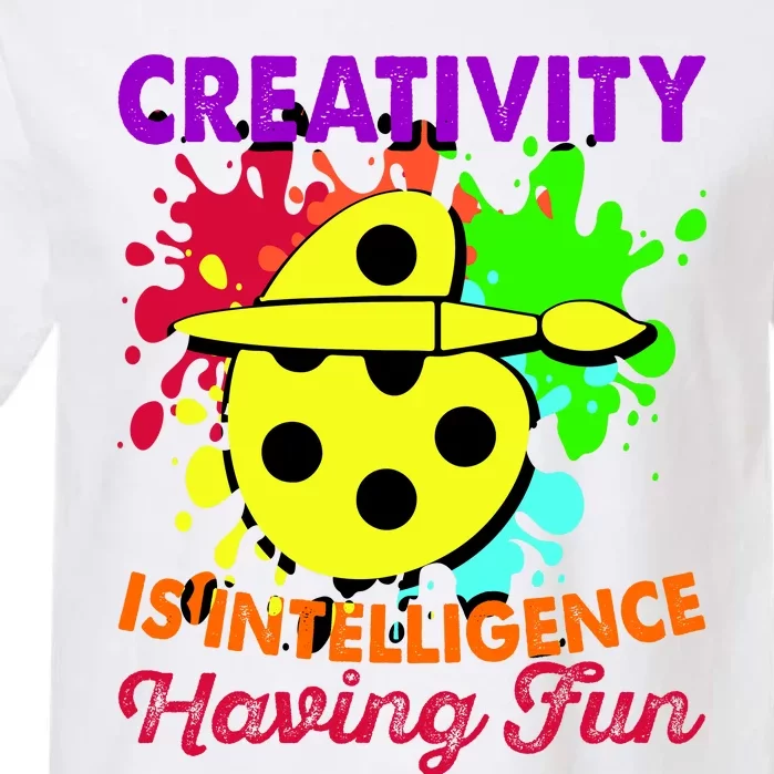 Creativity Is Intelligence Having Fun Garment-Dyed Heavyweight T-Shirt