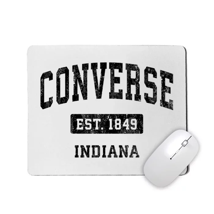 Convers.E Indiana In Vintage Sports Established Design Mousepad