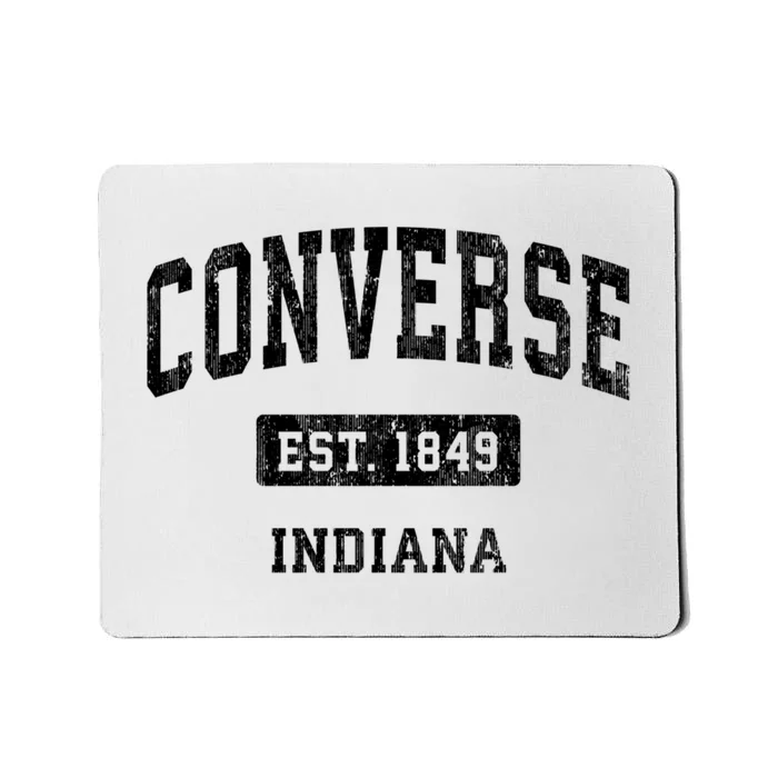 Convers.E Indiana In Vintage Sports Established Design Mousepad