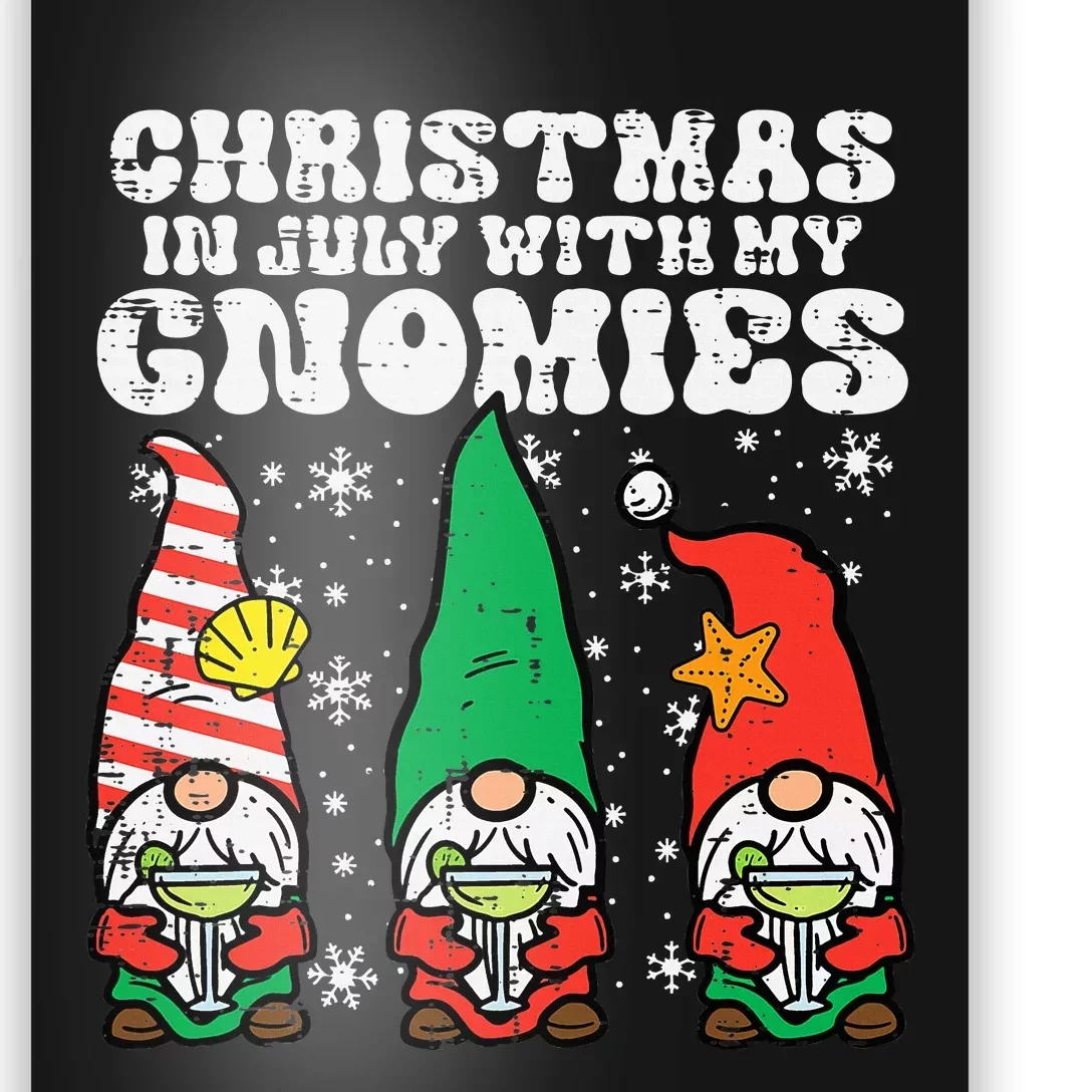 Christmas In July Gnomes Summer Xmas Matching Kids Poster