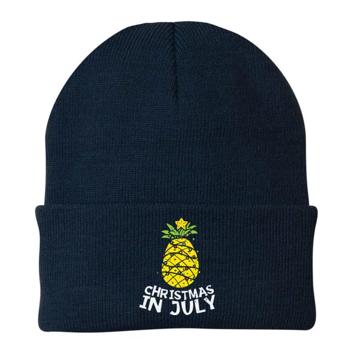 Christmas In July Pineapple Xmas Tree Summer Knit Cap Winter Beanie