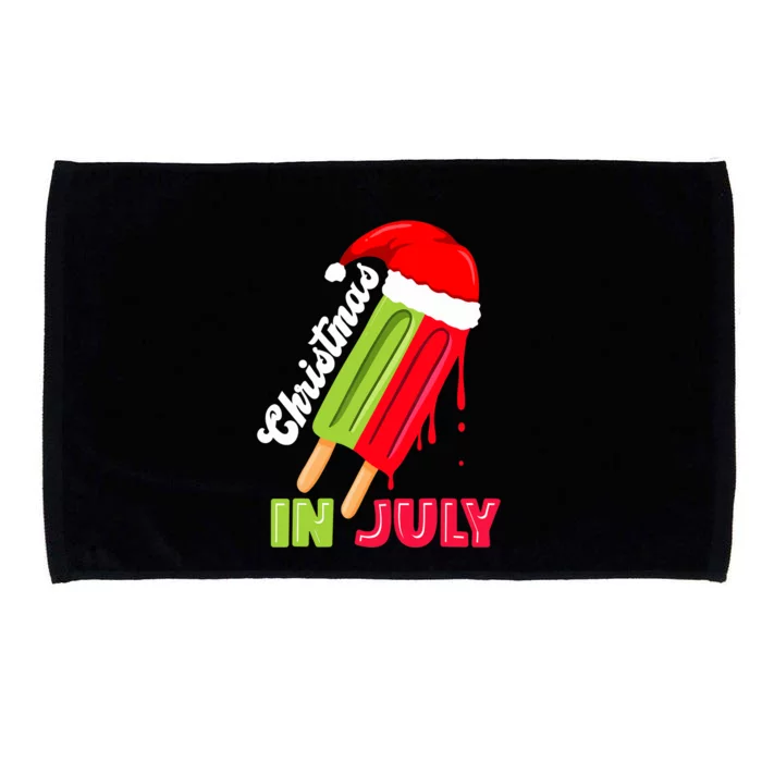 christmas in july watermelon ice pops, fun christmas in july Microfiber Hand Towel