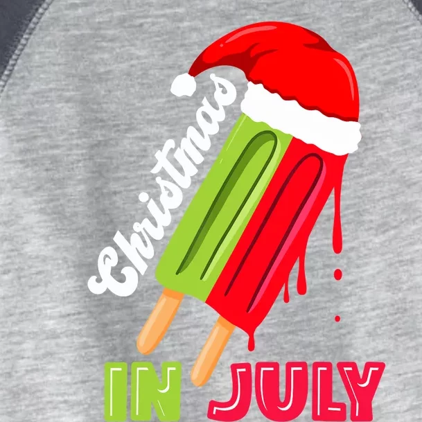 christmas in july watermelon ice pops, fun christmas in july Toddler Fine Jersey T-Shirt