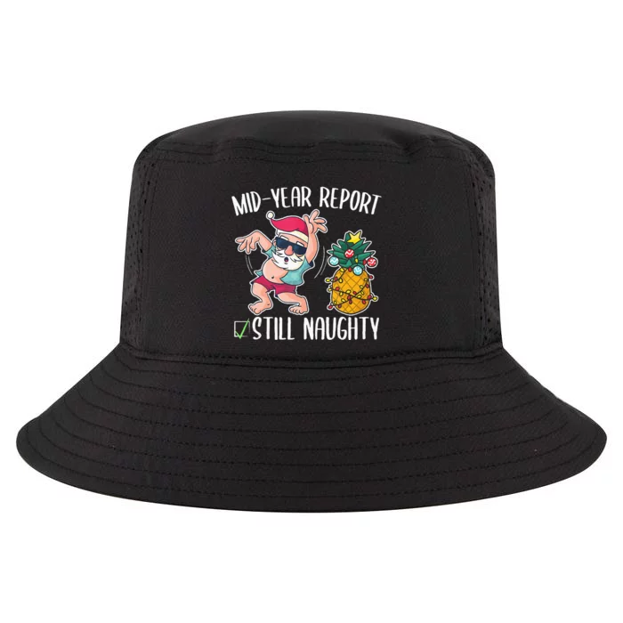 Christmas in July Mid Year Report Still Naughty Cool Comfort Performance Bucket Hat