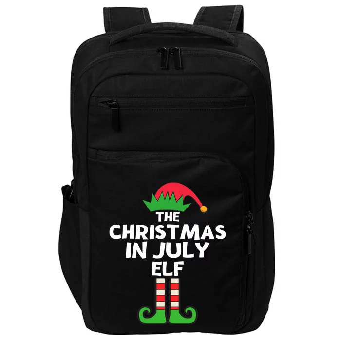 Christmas In July Elf Summer Beach Vacation Party Pajama Impact Tech Backpack