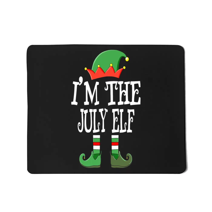 Christmas In July Elf Group Matching Family Christmas Gift Mousepad