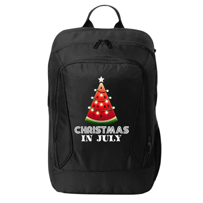 Christmas In July Watermelon Xmas Light Summer City Backpack