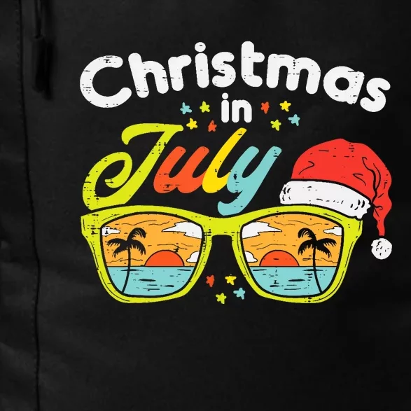 Christmas In July Sunglasses Santa Beach Summer Summer Xmas Daily Commute Backpack