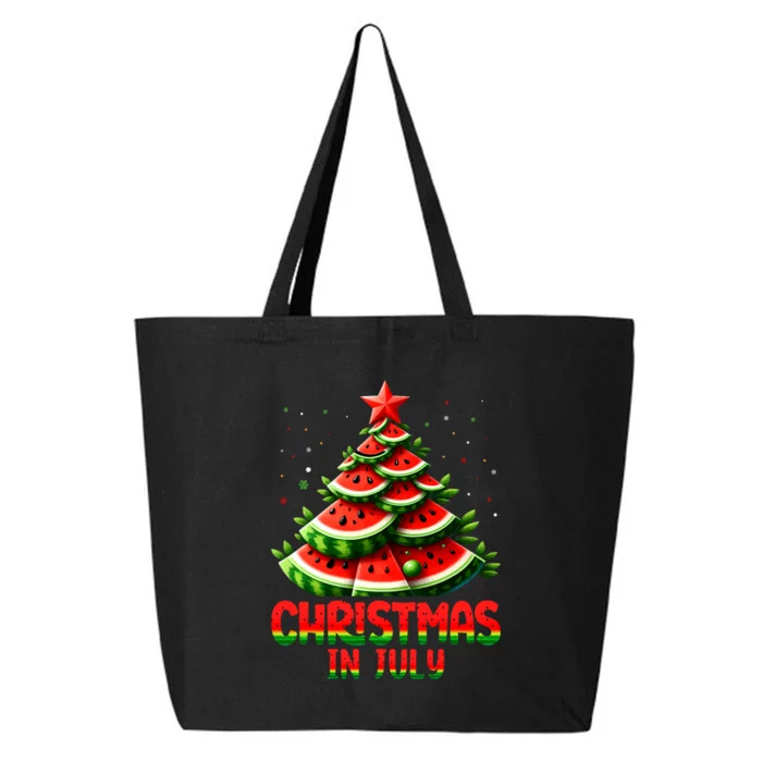 Christmas In July Watermelon Tree Summer 25L Jumbo Tote