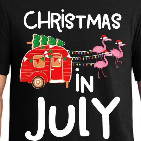 Christmas In July, Funny Summer Camper Pajama Set