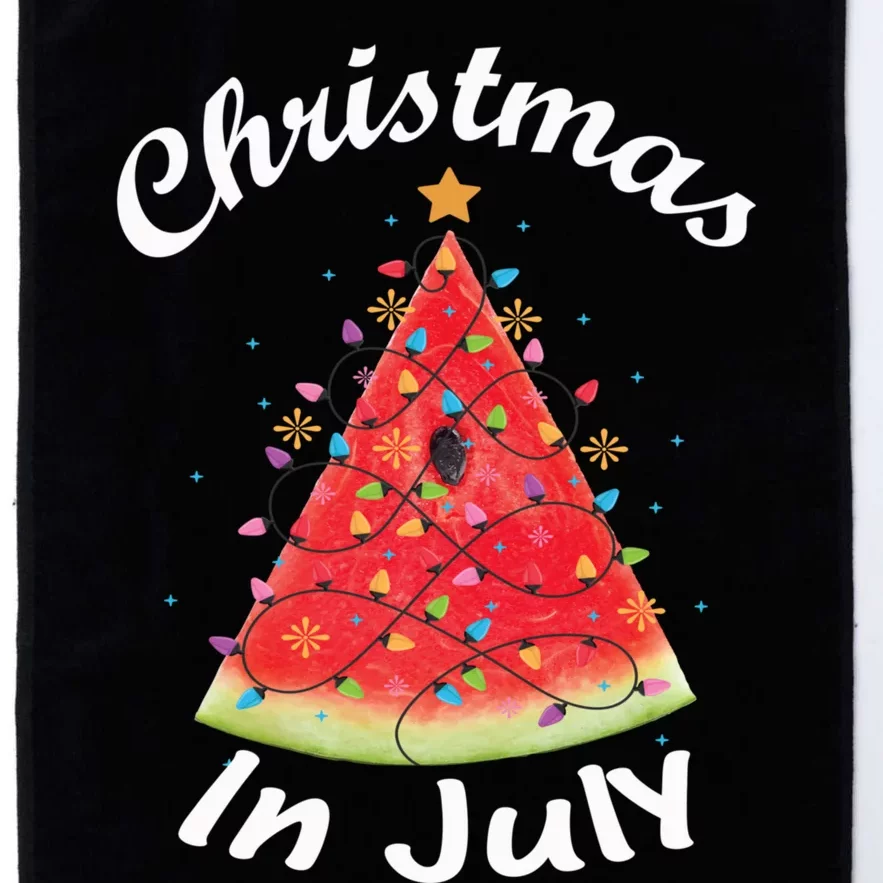 Christmas In July Summer Design Melon Christmas Tree Summer Platinum Collection Golf Towel