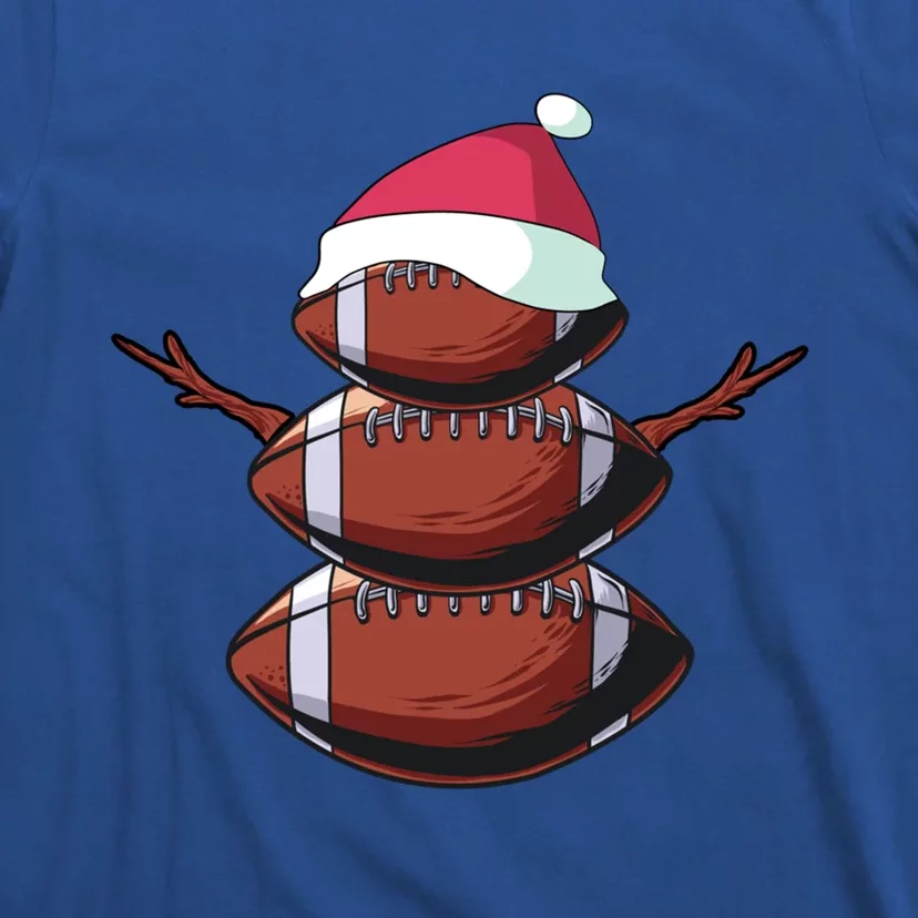 Christmas In July Summer Football Snow Gift T-Shirt