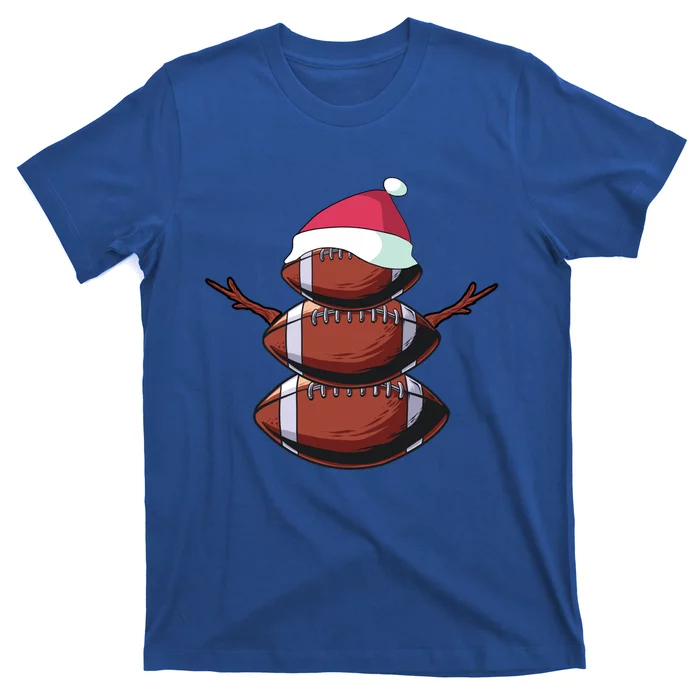 Christmas In July Summer Football Snow Gift T-Shirt