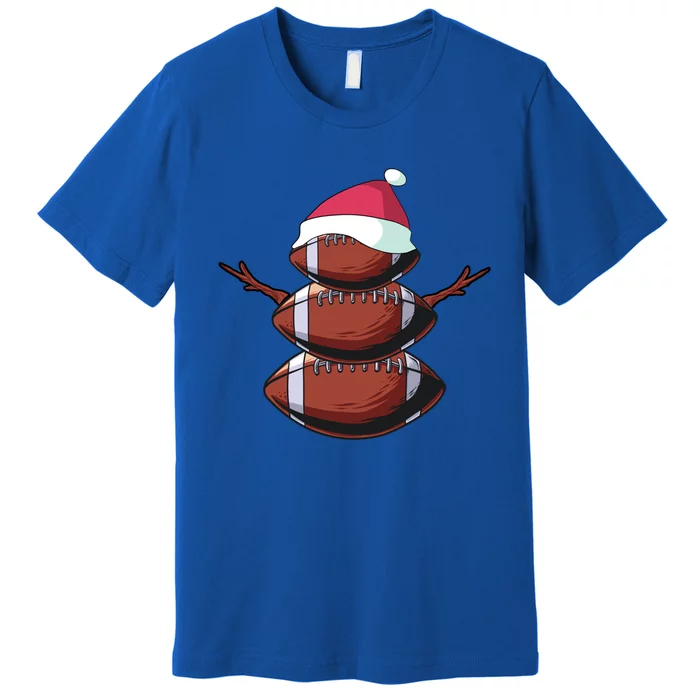 Christmas In July Summer Football Snow Gift Premium T-Shirt