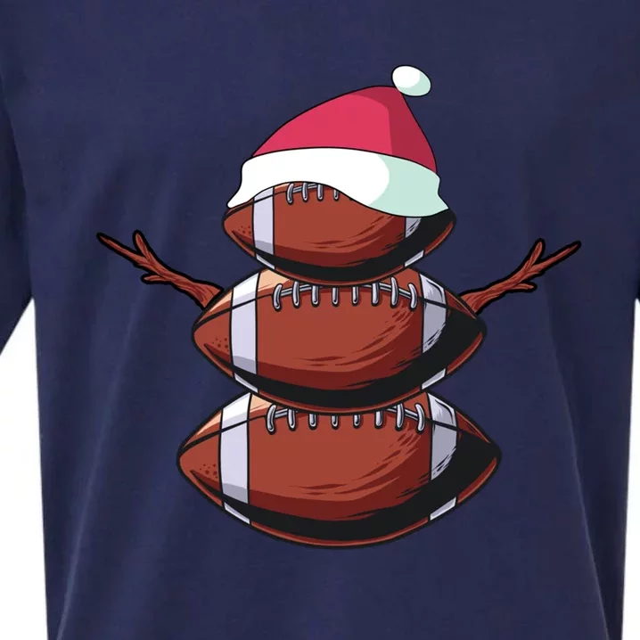 Christmas In July Summer Football Snow Gift Sueded Cloud Jersey T-Shirt