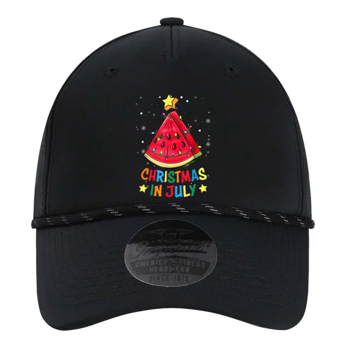 Christmas In July Watermelon Christmas Tree Summer Vacation Performance The Dyno Cap