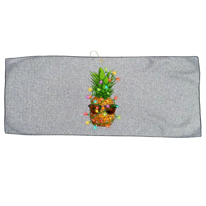 Christmas In July Tropical Vacation Pineapple Large Microfiber Waffle Golf Towel