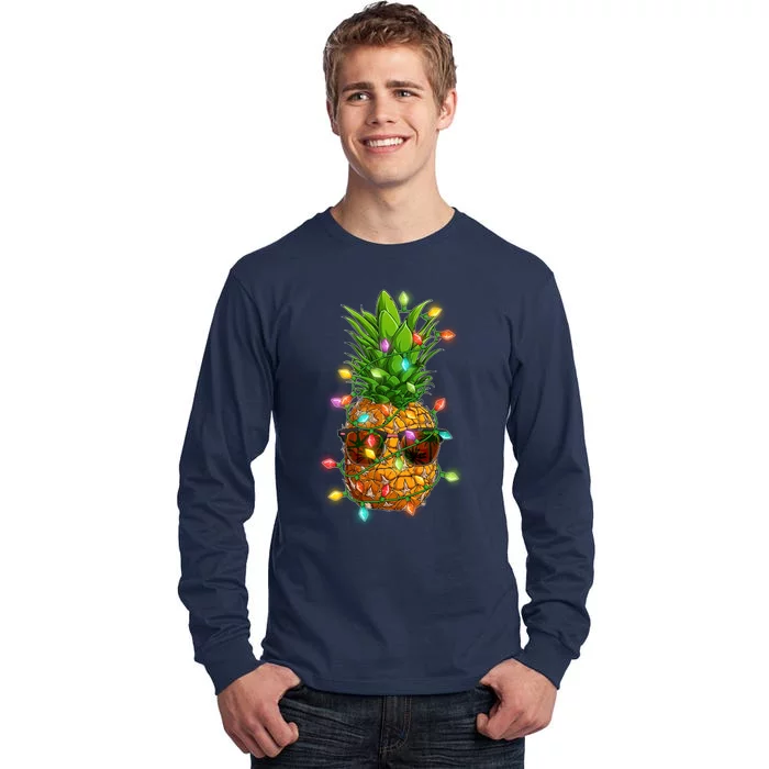 Christmas In July Tropical Vacation Pineapple Tall Long Sleeve T-Shirt