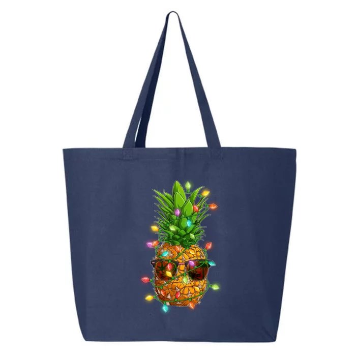 Christmas In July Tropical Vacation Pineapple 25L Jumbo Tote