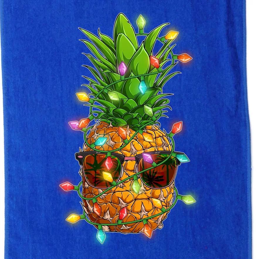 Christmas In July Tropical Vacation Pineapple Platinum Collection Golf Towel