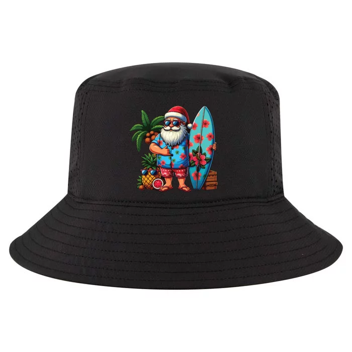 Christmas In July Santa Beach Summer Cool Comfort Performance Bucket Hat