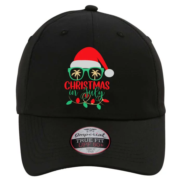 Christmas In July Santa Hat Sunglasses Summer Celebration The Original Performance Cap