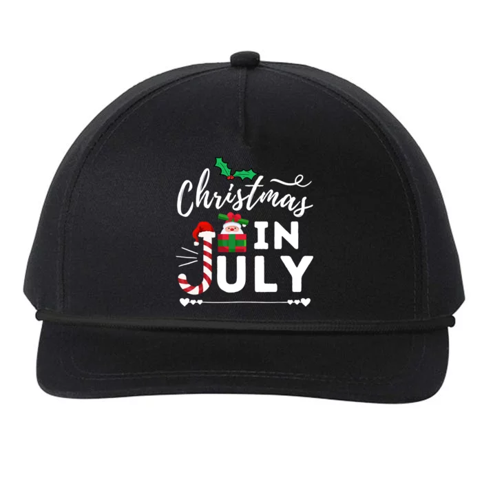 Christmas In July Beach Summer Santa Hat Gift Hawaiian 2021 Snapback Five-Panel Rope Hat