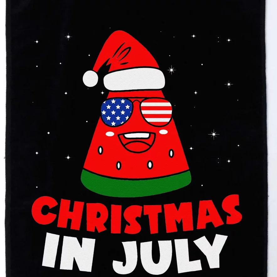 Christmas In July Watermelon Platinum Collection Golf Towel