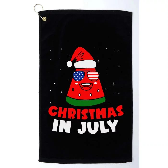 Christmas In July Watermelon Platinum Collection Golf Towel