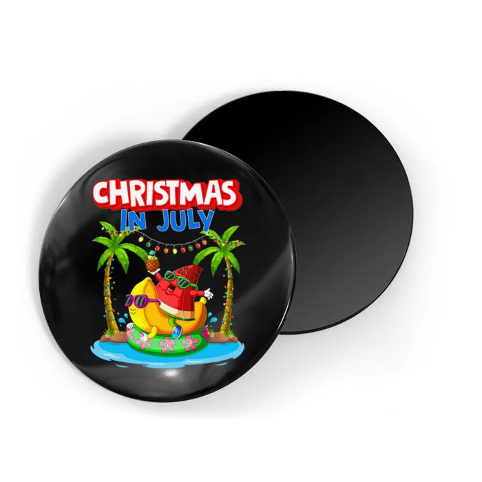 Christmas In July Watermelon Xmas Summer Magnet