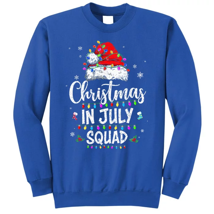 Christmas In July Squad Funny Summer Xmas Sweatshirt