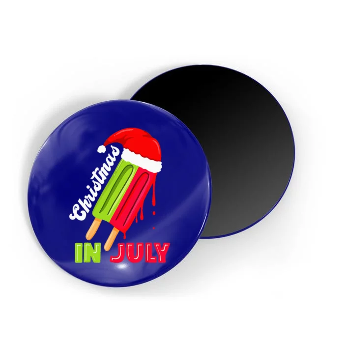 Christmas In July Watermelon Ice Pops Fun Christmas In July Magnet