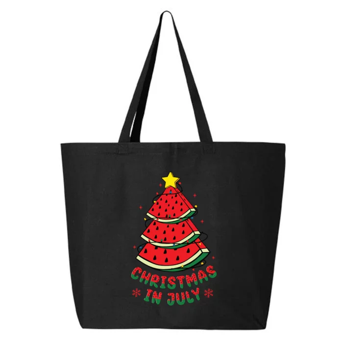 Christmas In July Watermelon Tree Summer 25L Jumbo Tote