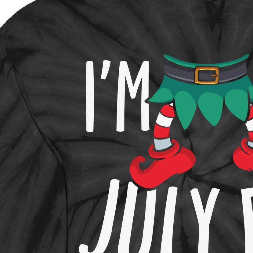 Christmas In July Im The Christmas In July Tie-Dye Long Sleeve Shirt
