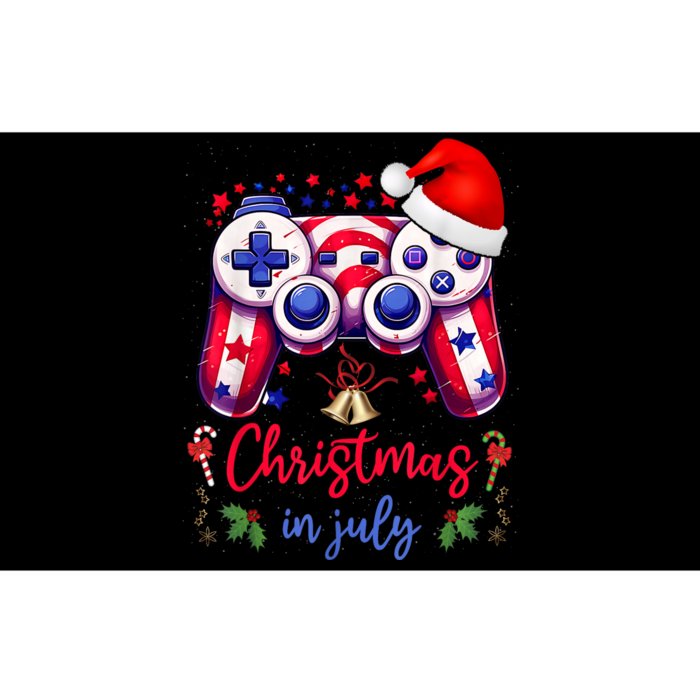 Christmas In July Funny Game Controller Lovers Men Women Bumper Sticker