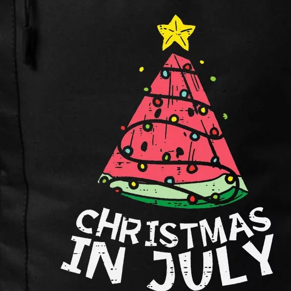 Christmas In July Watermelon Xmas Tree Summer Daily Commute Backpack