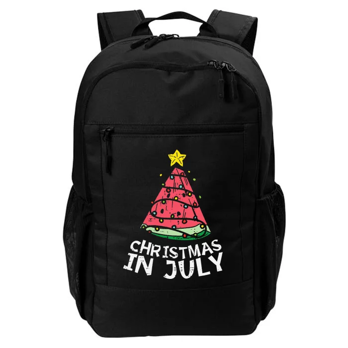 Christmas In July Watermelon Xmas Tree Summer Daily Commute Backpack