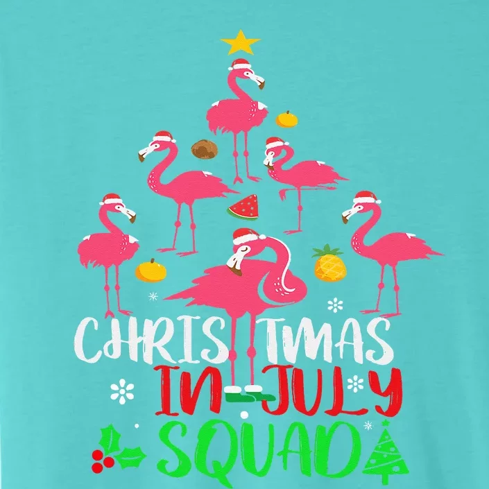 Christmas In July Squad Funny Summer Xmas ChromaSoft Performance T-Shirt