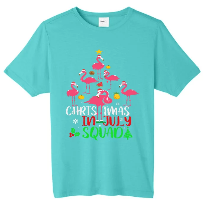 Christmas In July Squad Funny Summer Xmas ChromaSoft Performance T-Shirt