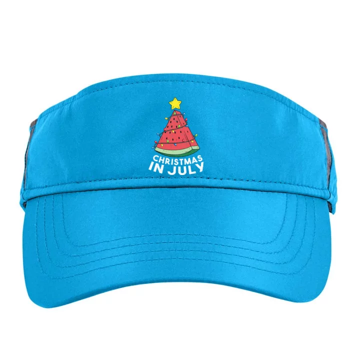 Christmas In July Summer Watermelon Xmas Tree Adult Drive Performance Visor