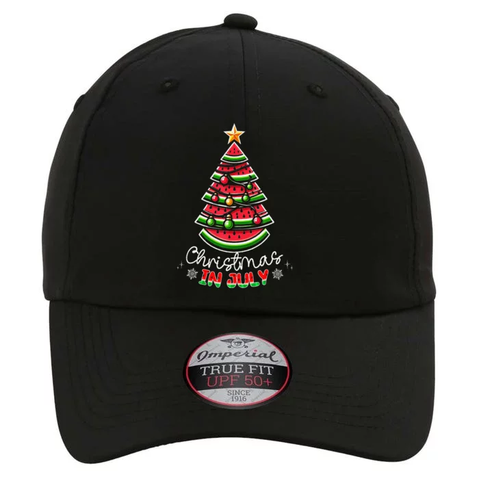 Christmas In July Watermelon Xmas Tree Summer The Original Performance Cap