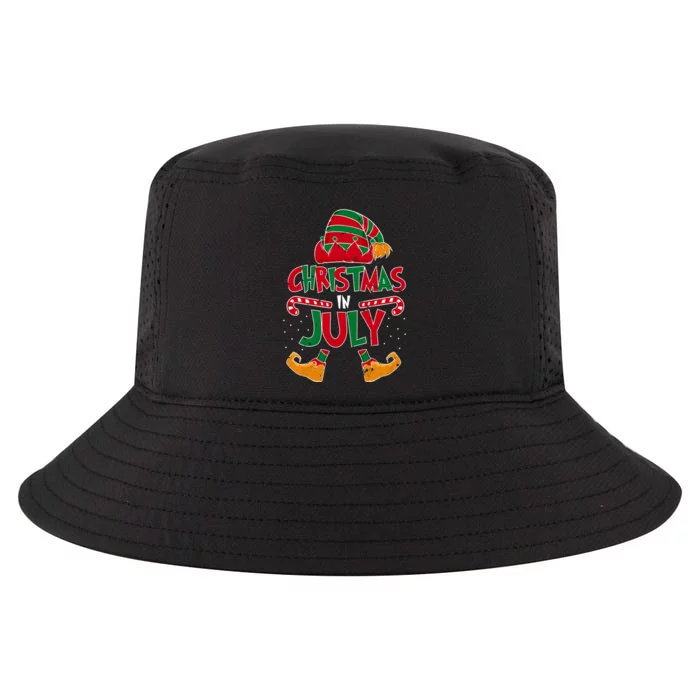 Christmas In July Elf Beach Summer Funny Christmas In July Cool Comfort Performance Bucket Hat