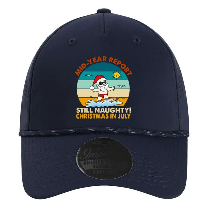 Christmas In July Still Naughty Santa Funny Performance The Dyno Cap