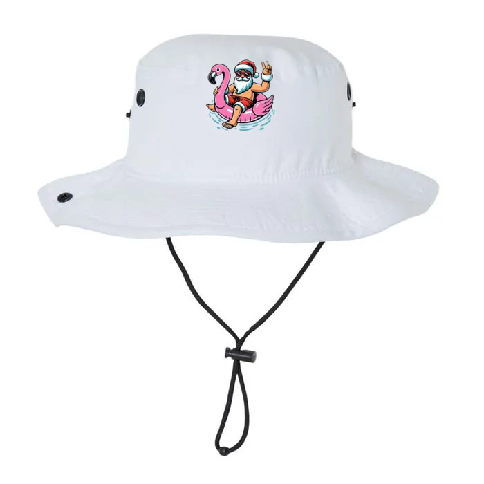 Christmas In July Santa Flamingo Summer Xmas Legacy Cool Fit Booney Bucket Hat