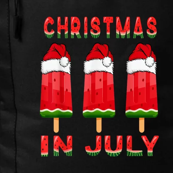 Christmas In July Watermelon Ice Pops Fun Christmas In July Daily Commute Backpack